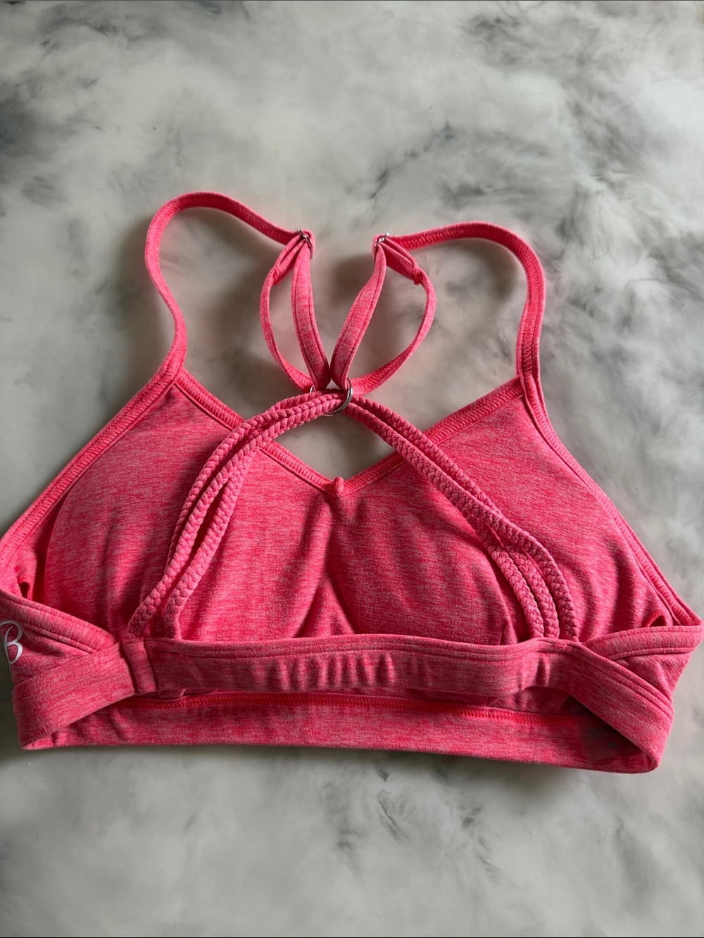 Bombshell Sportswear Coral Braided Bra